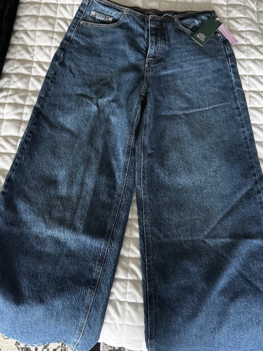Viral denim wide leg jeans from Target